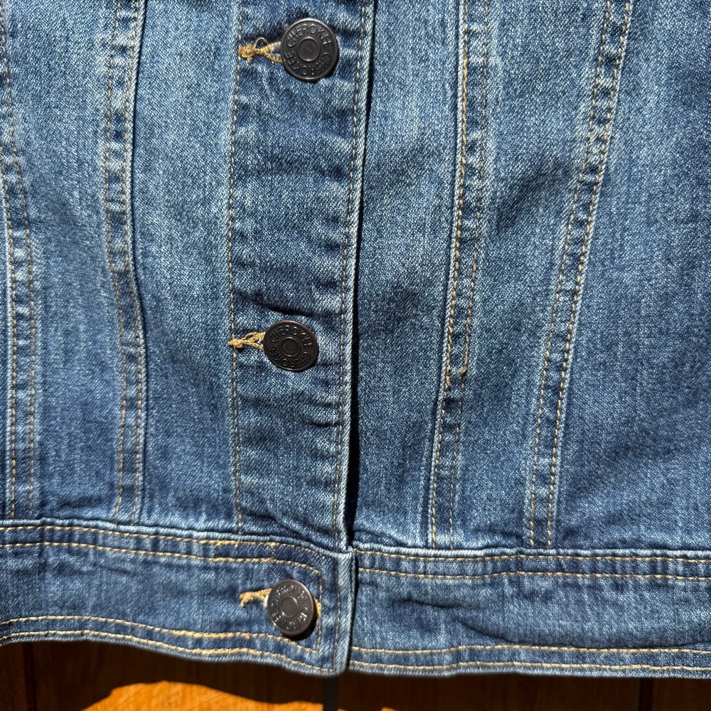 Cherokee Sleeveless Denim Vest Jacket - Classic Blue - XL/TG (14-16) - Picture 7 of 14